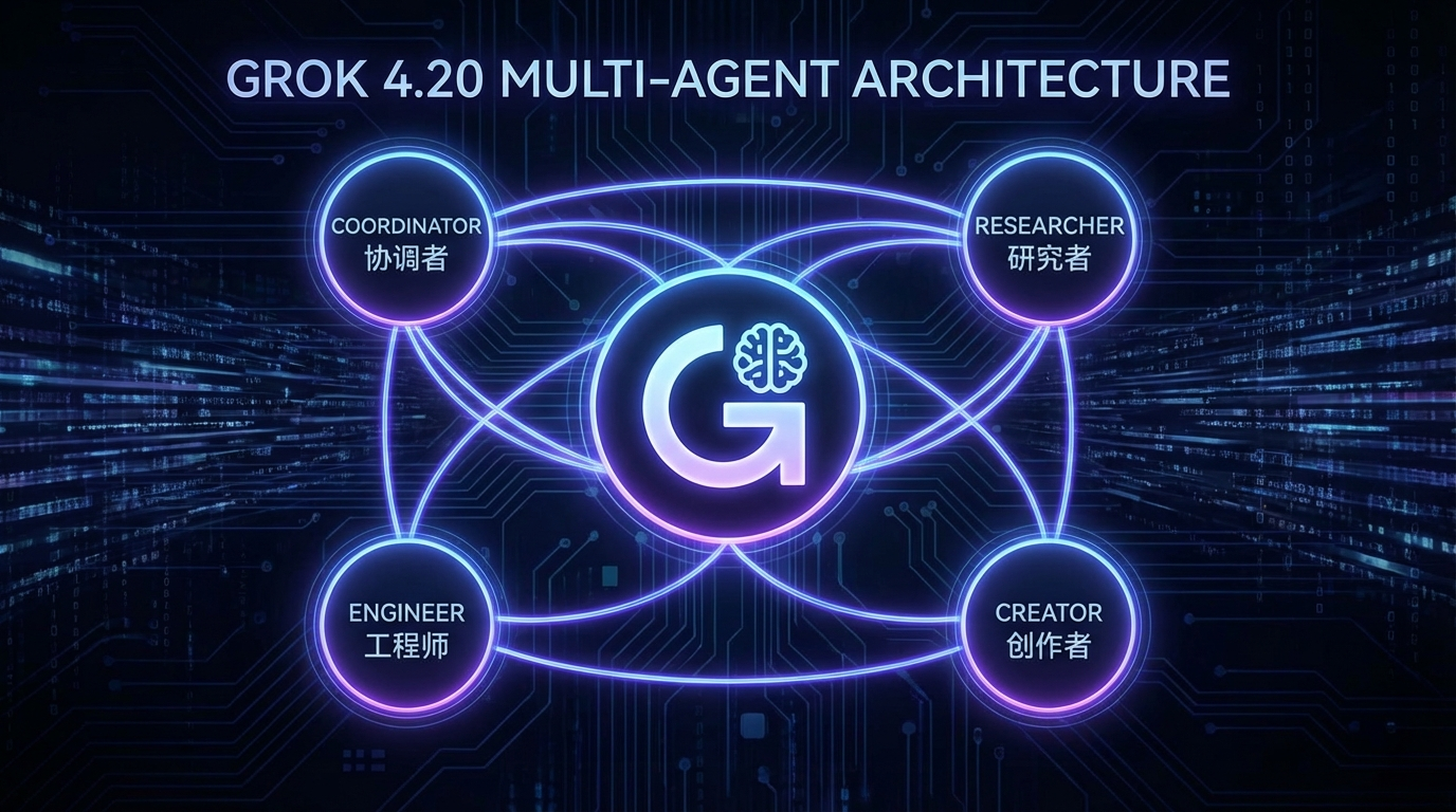 Grok 4.20 四智能体架构