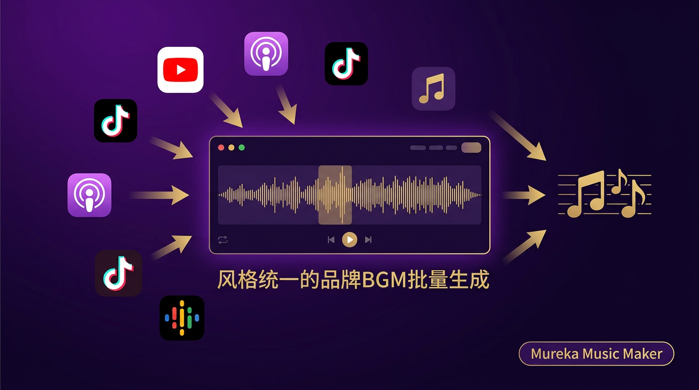 AI音乐批量生产场景
