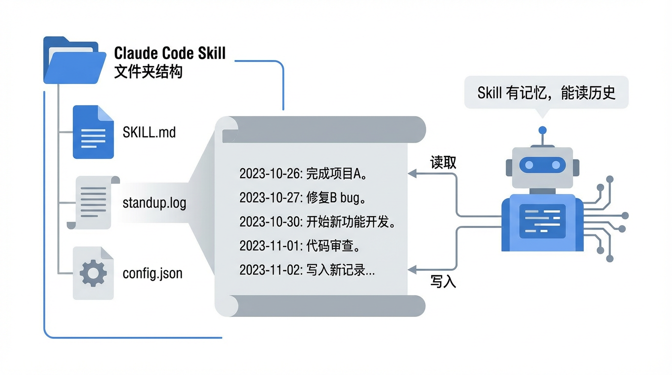 Skill 内存储数据的示意图